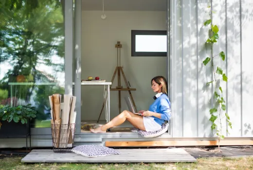 The Backyard Studio: Space for Work That Doesn't Fit in a House — Home Garden Suites blog